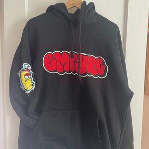 Empyre Black and Red Logo Rat Hoodie